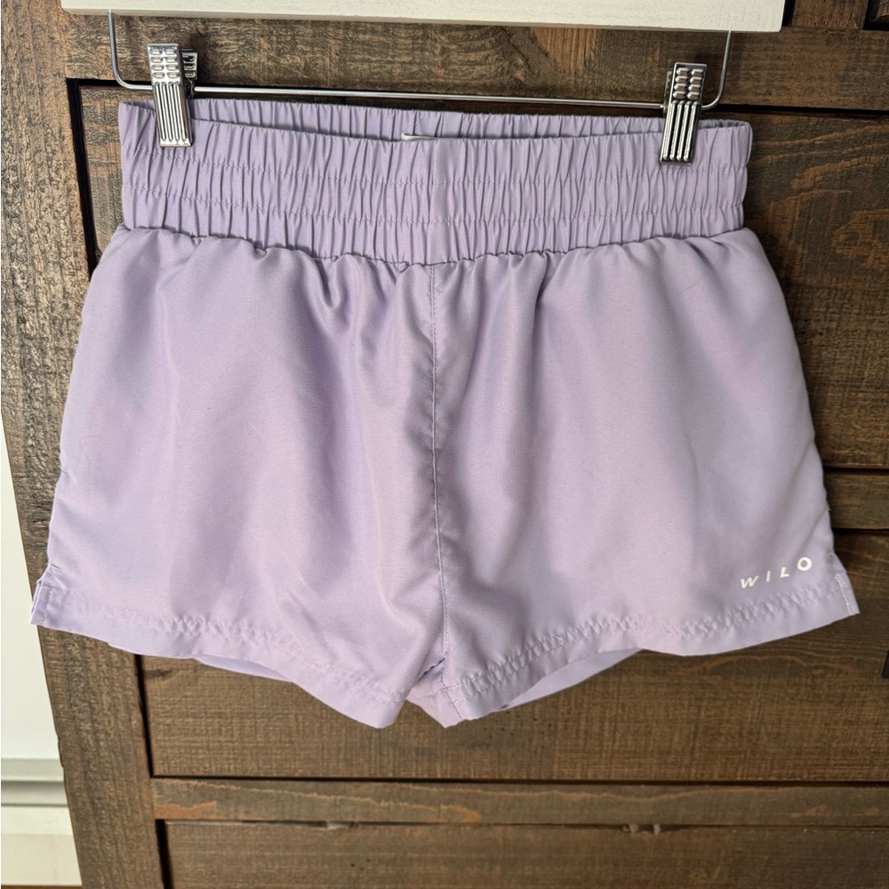 Wilo Women's Athletic Shorts in Light Purple